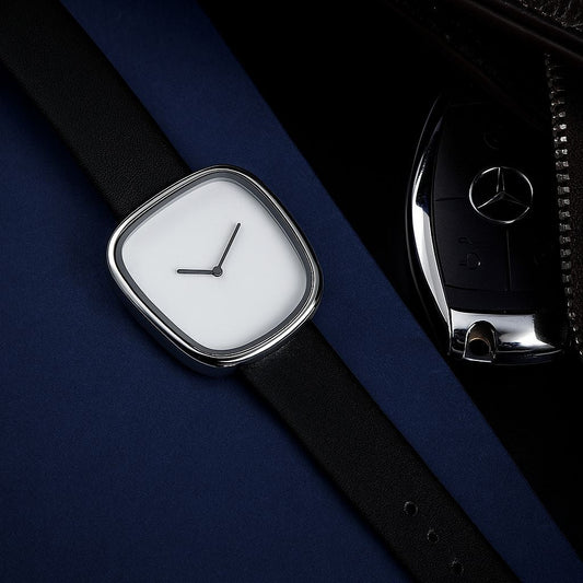 TOMI Classic Leather Strap Watch