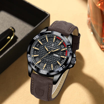 POEDAGAR AURION EDGE Dual Calendar Luxury Sport Watch